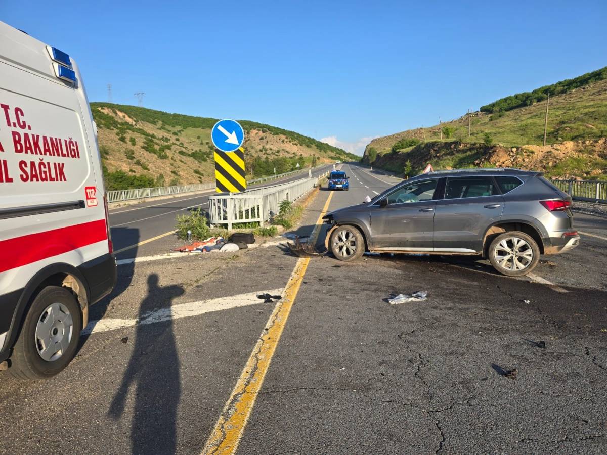 Bingöl’de trafik kazası 5 yaralı