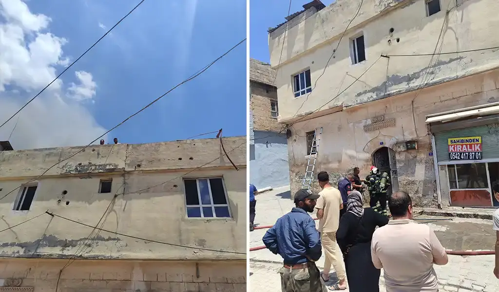 Şanlıurfa’da yangın paniği! Ekipler zamanla yarıştı!