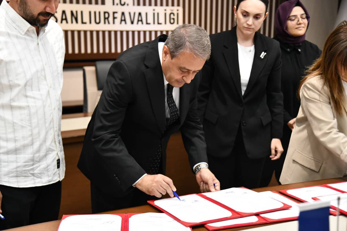 Şanlıurfa imzalar atıldı! 105 milyon TL yatırım
