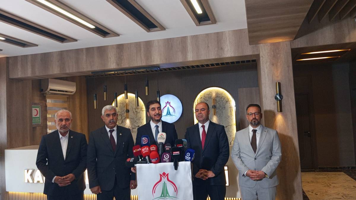 Fatih Öztek Urfa’dan seslendi: Önceliğimiz eğitim ve gençler