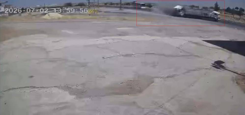 Şanlıurfa'da feci çarpışmanın kamera görüntüleri ortaya çıktı!